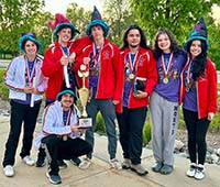  The Odyssey of the Mind team from East High School wins 2nd place at World Finals